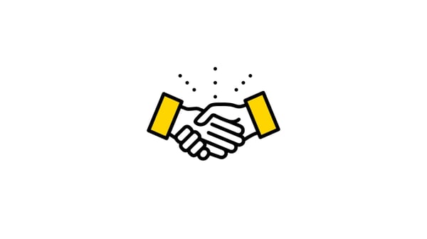 Shaking hands icon