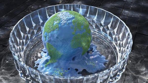 Melting globe
