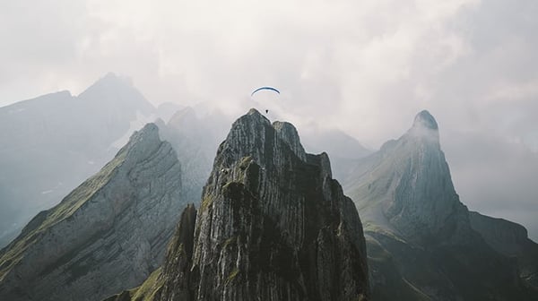 Mountain in the mist